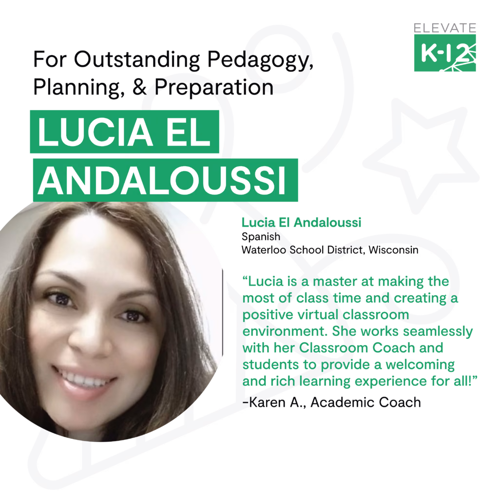 Teacher Of The Month Oct Lea