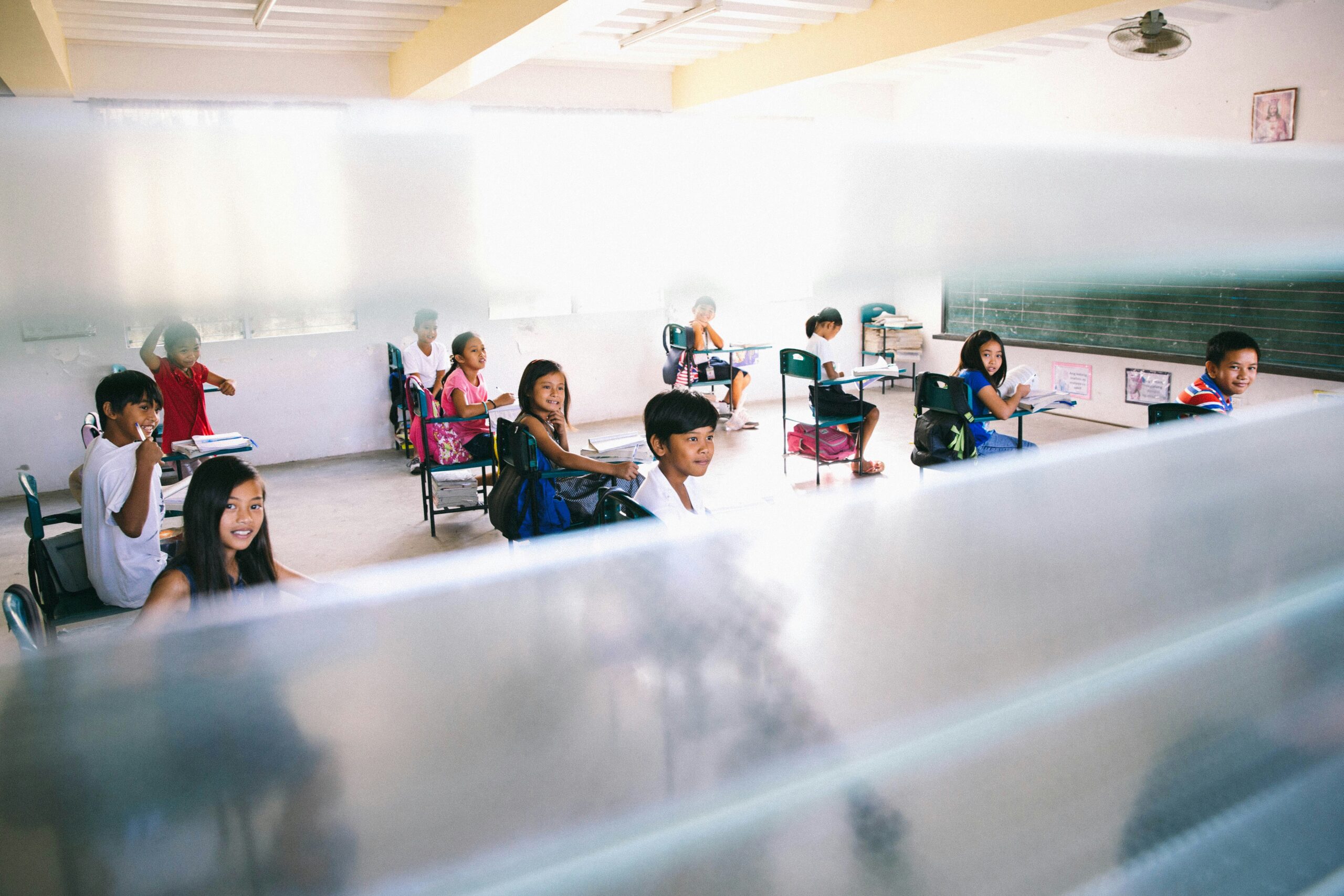 A classroom full of students