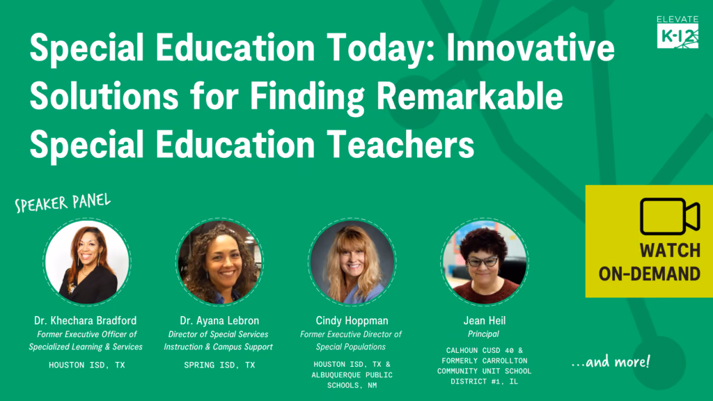 Special Ed Webinar Ondemand